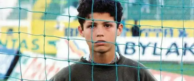 Cristiano durante su etapa en el Clube Desportivo Nacional.