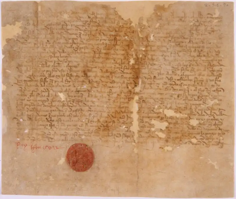 Privilegio de León V Rey de Armenia, confirmando a Madrid todos los fueros, privilegios, usos y ordenamientos